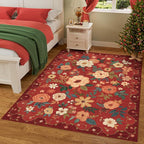 DUKINO 3x5 Area Rug, Floral Rugs - Image 3