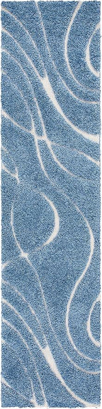 SAFAVIEH Florida Shag Collection Runner Rug - Image 3