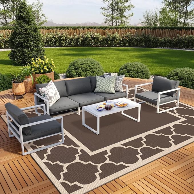 GENIMO 10 ' x 14 ' Outdoor Rug Waterproof by GENIMO