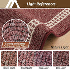 COSY HOMEER Kitchen Rugs Non-Slip 20x30/20x48 Inch Thick Polypropylene Standing - Image 9