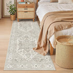 Madane Hallway Runner 3x8, Kitchen Rugs Washable Entryway Rug 8ft Vintage - Image 3