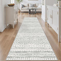 Miukiki 2x10 Runner Rug Moroccan Washable Hallway Runner Rug Non Slip Indoor by Miukiki
