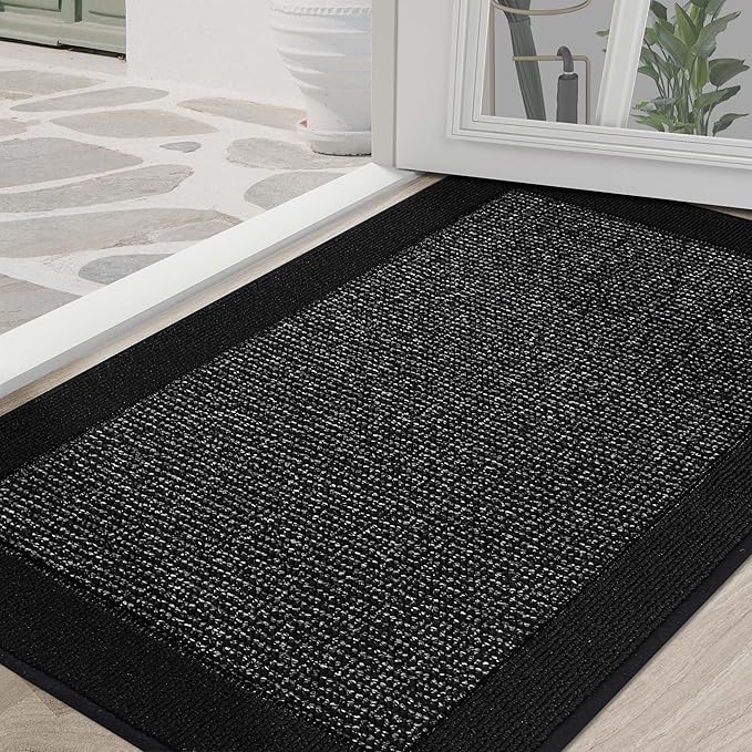 BEQHAUSE Indoor Door Mat 36" x 60", Dirt Trapper Door Mats Non-Slip Entryway by BEQHAUSE
