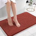 OLANLY Small Bathroom Rugs 24x16, Soft Absorbent Chenille Bath Rugs, Rubber by OLANLY