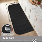 BEQHAUSE 24x60 Inch Kitchen Rugs Non-Slip Washable Kitchen Mats - Image 2