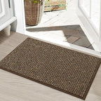 BEQHAUSE Dirt Trapper Door Mat 20" x 32", Non-Slip Washable Doormats Entrance by BEQHAUSE