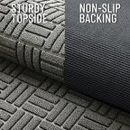 OLANLY Front Door Mat Outside Entrance 71x47, Heavy Duty Sturdy Natural Rubber - Image 4