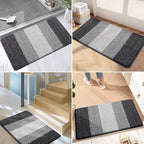 Kitinjoy Indoor Outdoor Door Mat, 47x24 Non-Slip Absorbent Dirt Trapper - Image 6