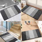 Kitinjoy Indoor Outdoor Door Mat, 44x32 Non-Slip Absorbent Dirt Trapper - Image 6