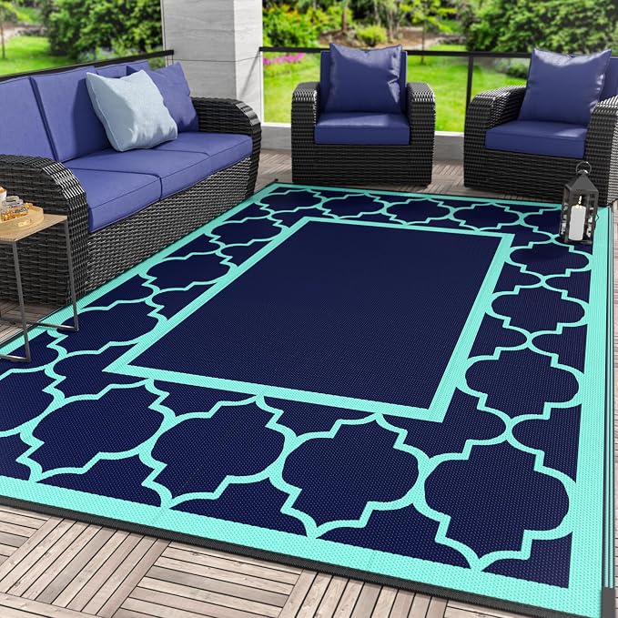 GENIMO 6' x 9' Outdoor Rug Waterproof by GENIMO