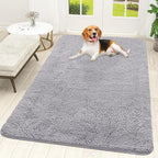 OLANLY Dog Door Mat for Muddy Paws 59x35, Absorbs Moisture and Dirt, Absorbent by OLANLY