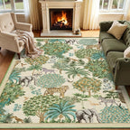 GarveeHome Jungle Rug 10x13 Washable Area Rugs by GarveeHome