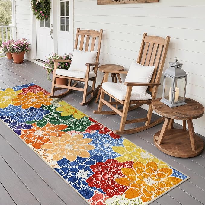 GENIMO 2’x5’ Indoor Outdoor Runner Rug - Image 3