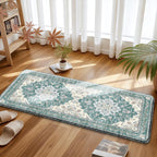 Boho Kitchen Mats for Floor 2 Piece Set Anti Fatigue Cushioned PVC Kitchen Rugs - Image 7