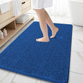 OLANLY Large Bathroom Rugs 59x35, Soft Absorbent Chenille Bath Rugs, Rubber by OLANLY