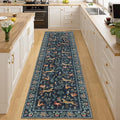 DUKINO Runner Rug, 2x8 Washable Kitchen Rugs by DUKINO