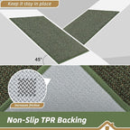 BEQHAUSE Dirt Trapper Door Mat 36" x 60", Non-Slip Washable Doormats Entrance - Image 6