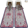 Hompet Cat Litter Mat 2 Pack, 18x54 Large Machine Washable Trapping Mats by Hompet