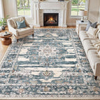 Washable 7x9 Area Rug for Living Room by JessibouAreaRug