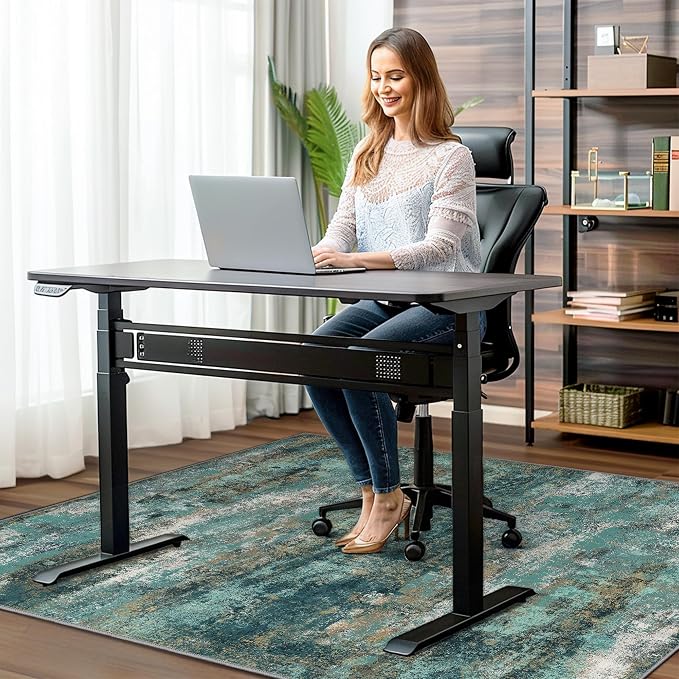 36"x48" Office Chair Mat for Hardwood Tile Floor, Under Desk Carpet Protector - Image 2