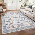 ROYHOME Washable Rug 5x7 Area Rugs by ROYHOME