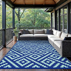 GENIMO Outdoor Rug for Patio Clearance, Reversible Plastic Straw Rugs for RV - Image 2