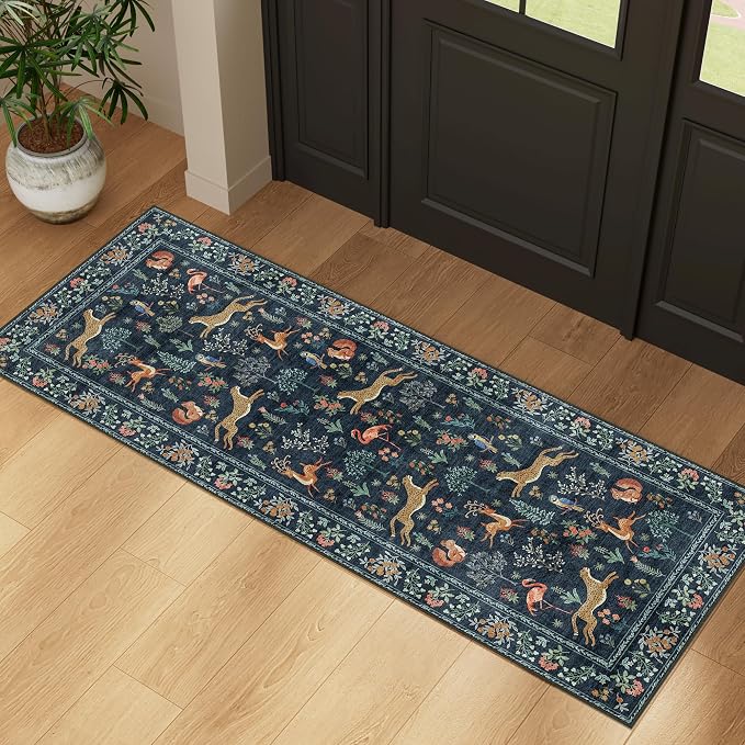 DUKINO 2x5 Rug for Hallway, Washable Kitchen Runner Rug - Image 3
