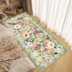 DUKINO 3x6 Runner Rug, Washable Soft Floral Hallway Runner Rug - Image 3