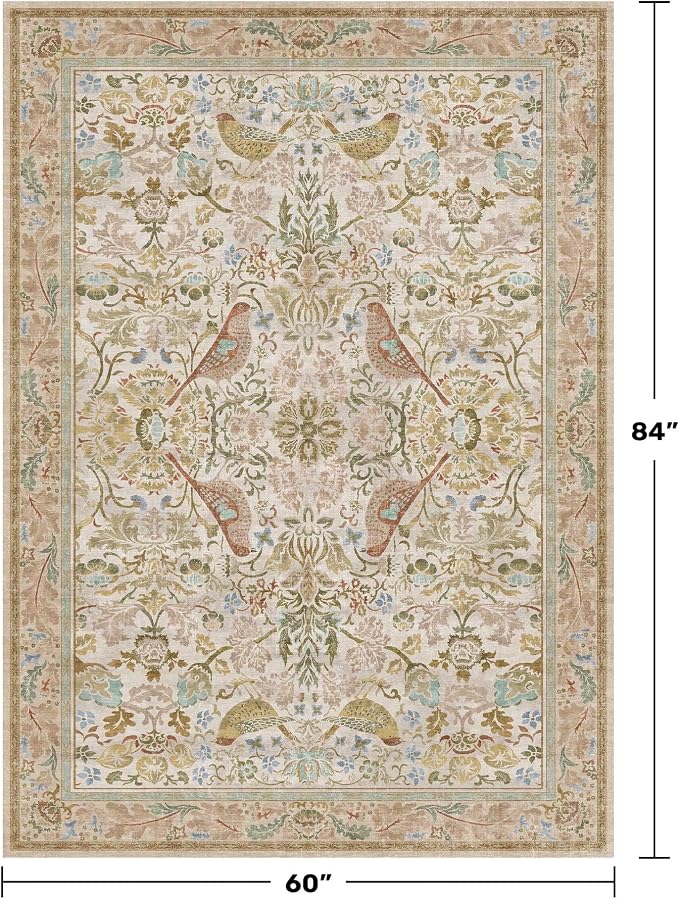 Hazo Haus Washable Area Rugs 5x7 - Image 2