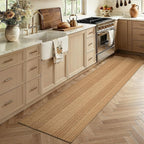 MatEssen 2x8 Extra Long Runner Rug, Modern Woven Distressed Floor Carpet - Image 3