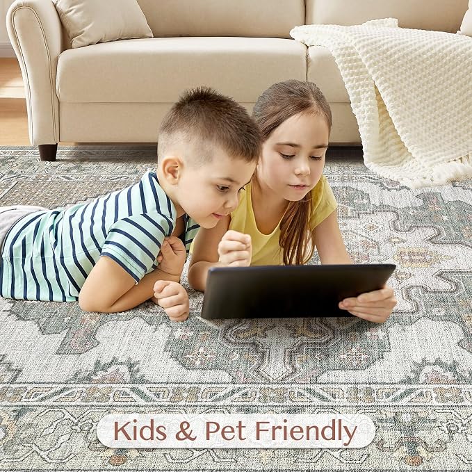 Tortania Area Rug Living Room Rugs - Image 6