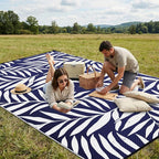 Smiry Outdoor Rug 6x9 ft, Waterproof Reversible Plastic Straw Rugs, Outdoor - Image 4