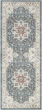 Vintage Hallway Runner Rug 3x8: Large Soft Washable Entryway - Image 10