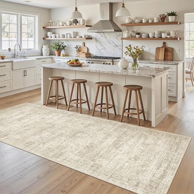 Soalmost Runner Rug 3x6 Washable Non-Slip Kitchen Runner Rugs - Image 3