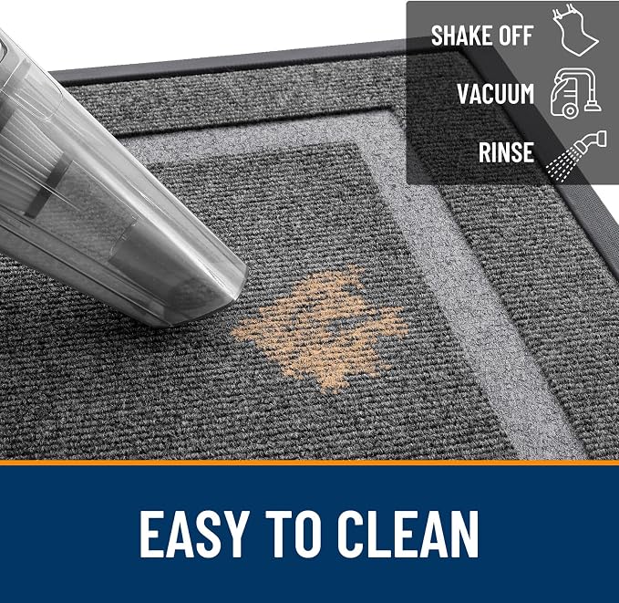 OLANLY Front Door Mat Indoor Outdoor Entrance, Waterproof All-Season, - Image 7