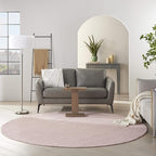 Nourison Home Nourison Essentials Pink 8' x Round Area Rug - Image 5