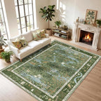 Jungle Animal Print 3x5 Washable Rug - Image 9