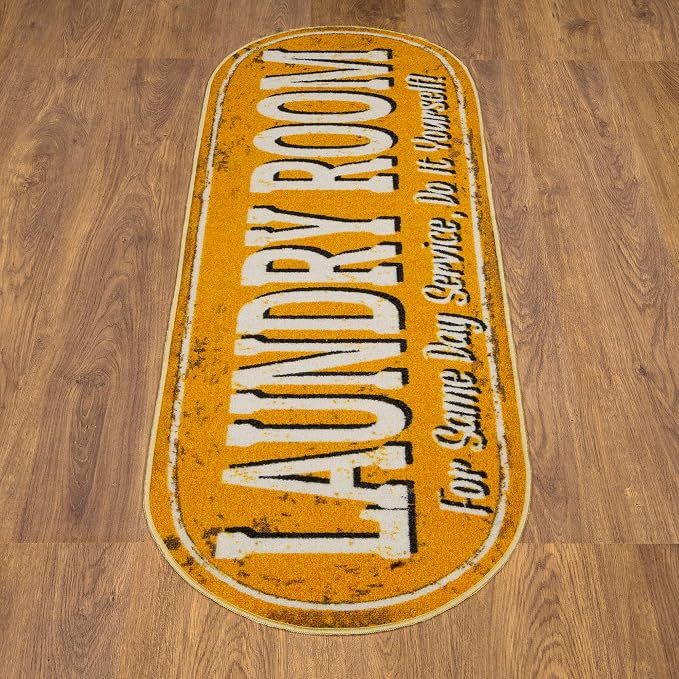 Ottomanson 20" x 59" Oval Laundry Room Rug - Image 2