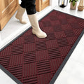 OLANLY Front Door Mat Outside Entrance 47x23, Heavy Duty Sturdy Natural Rubber by OLANLY