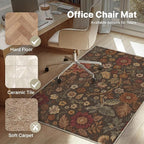 48"x72" Office Chair Mat for Hardwood Tile Floor, Under Desk Carpet Protector - Image 3