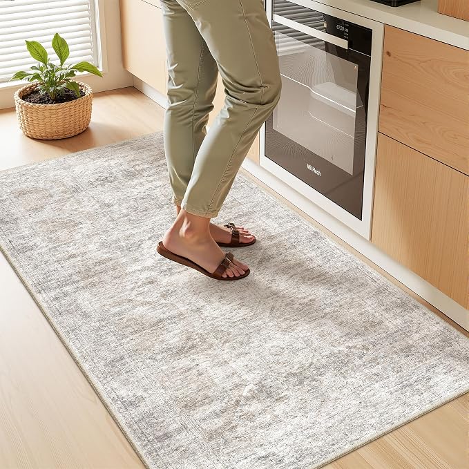 2x4 Washable Rug Runner for Bathroom, Soft Entryway Rug for Laundry Room - Image 5