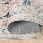 9x12 Area Rugs Washable Rug: Large Boho Living Room Rug Soft Non-Slip Low Pile - Image 8