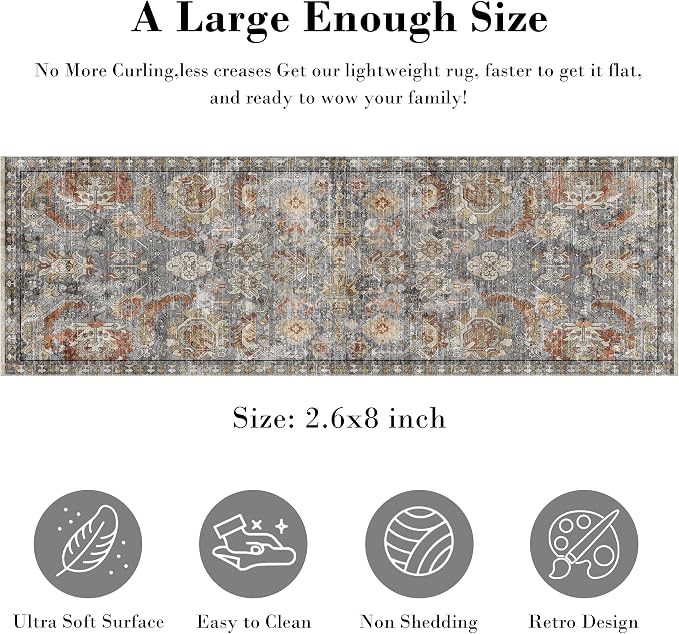 RUGSURE Washable Area Rugs - Image 2