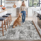 ZHXXUJ 7x7 Square Washable Area Rug, Non-Slip Indoor Rug - Image 3