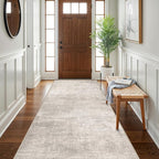 Hallway 4x10 Washable Runner Rug:Stain Resistant Abstract Rug - Image 4