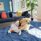 OLANLY Area Rugs for Living Room Bedroom, Machine Washable 4x5.9 ft Soft Fluffy - Image 5