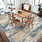 Area Rugs 8x10 Living Room: Large Soft Washable Rug Modern Abstract Anti-Skid - Image 7