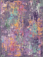 RELEANY Washable Area Rugs 5'x7' Non-Slip Modern Abstract Soft - Image 9