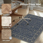48"x72" Office Chair Mat for Hardwood Tile Floor, Under Desk Carpet Protector - Image 3