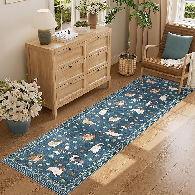 DUKINO 2.6x8 Washable Runner Rug - Image 6